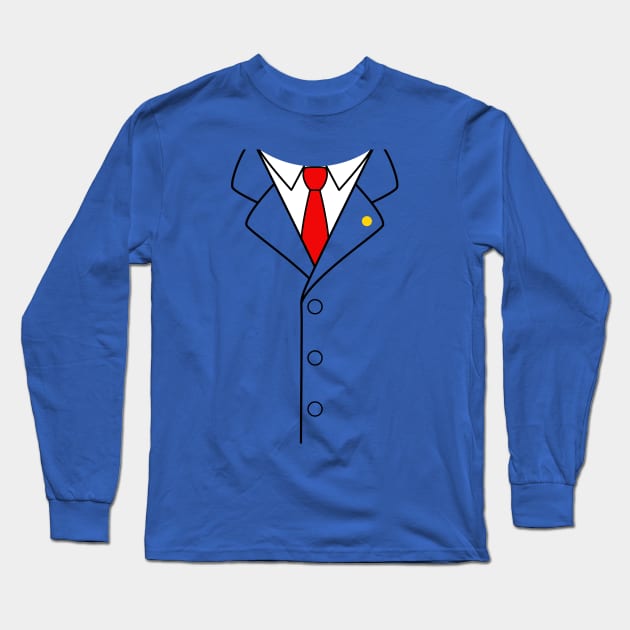 Phoenix Wright Tie Long Sleeve T-Shirt by Adry